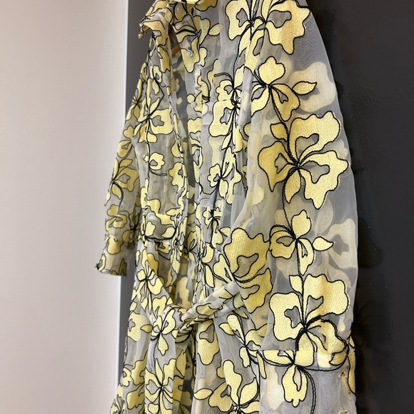 Maje NWOT S  “reality” organza dress never worn. See pics for full description - Picture 8 of 14